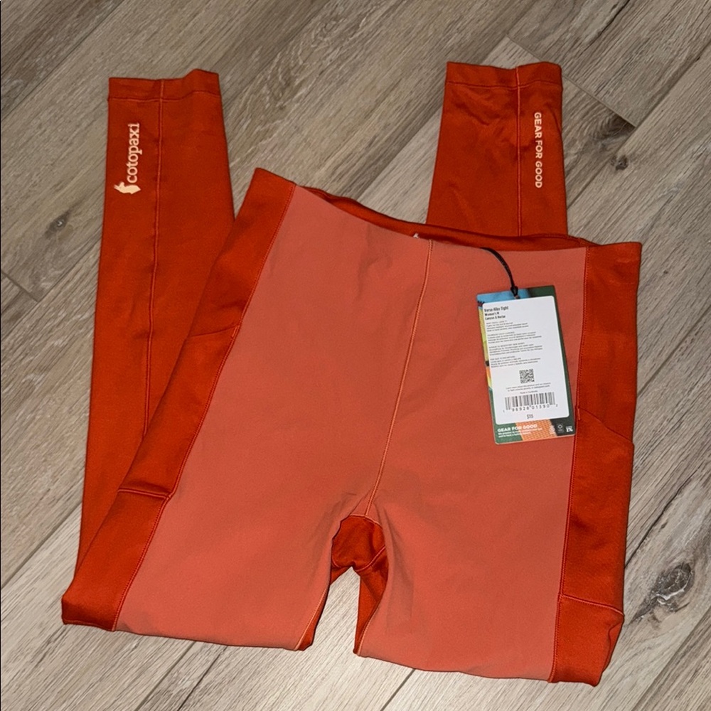 Cotopaxi Orange Leggings High-Waisted Vibrant